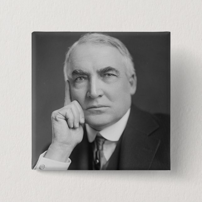 Warren G. Harding Knapp (Framsida)