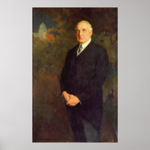 WARREN G. HARDING Porträtt av Edmund Hodgson Smart Poster