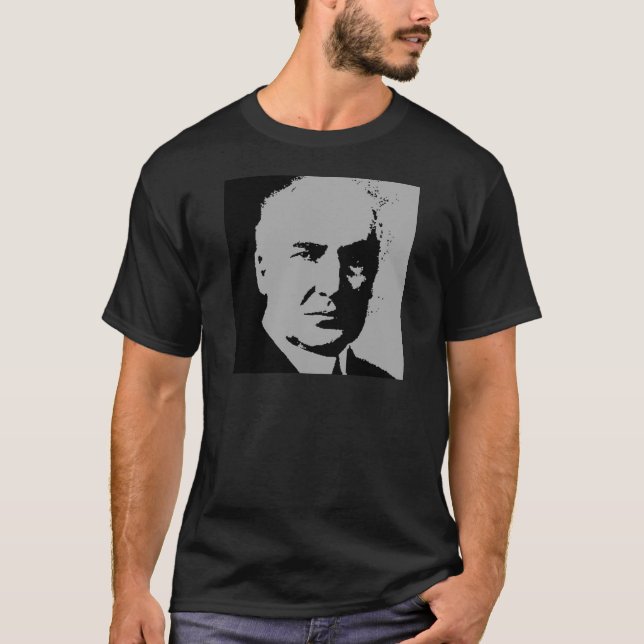 Warren G. Harding silhouette Tee (Framsida)