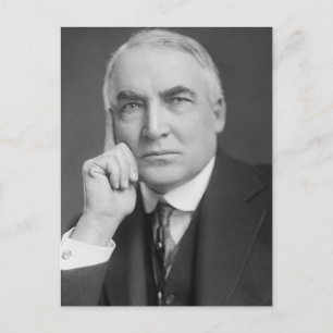 Warren G. Harding Vykort