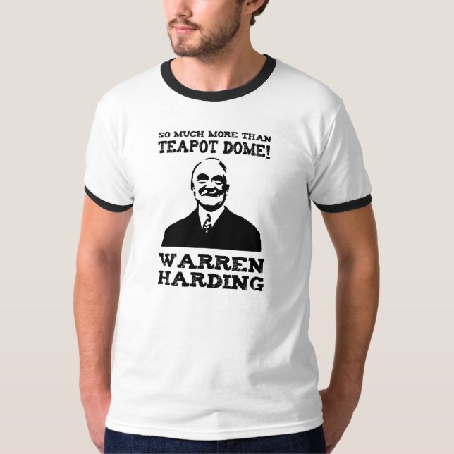 Warren Harding Teapot Dome skjorta T-shirt (Framsida)