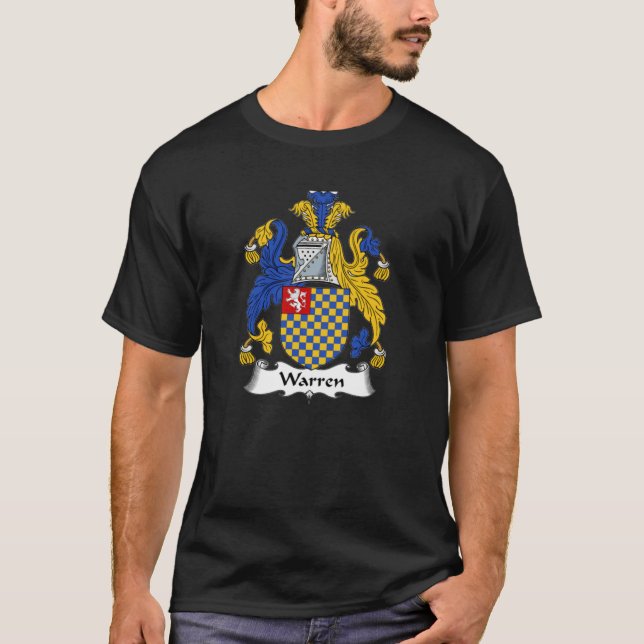 Warren Jackar Arm Warren Family Crest T Shirt (Framsida)