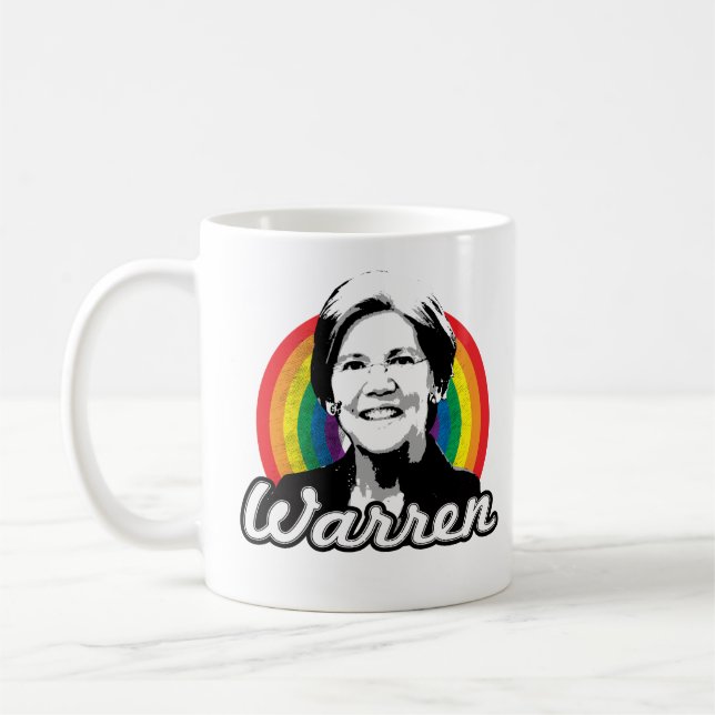 Warren Rainbow Pride Kaffemugg (Vänster)