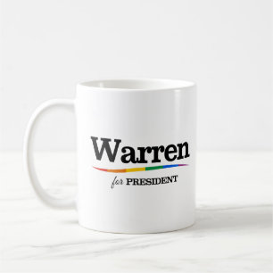 Warren som president kaffemugg