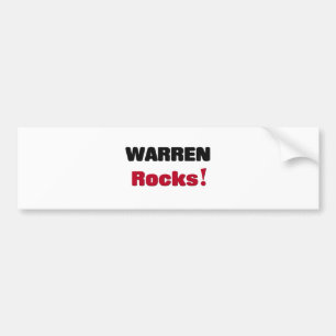 Warren stenar bildekal