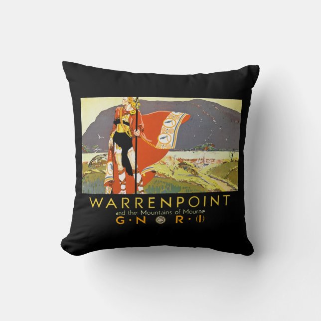 Warrenpint och Mountiansen av Mourne Kudde (Framsida)