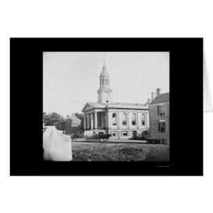 Warrenton, VA Domstol 1862 Hälsningskort