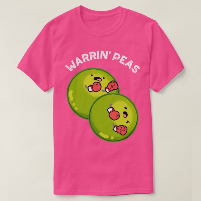 Warrin Peace Funny Pea Puns T Shirt (Design framsida)