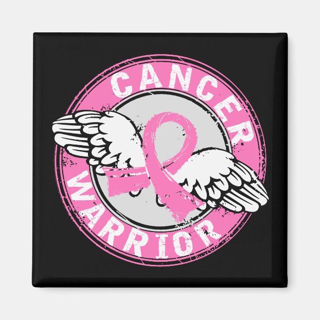 Warrior 14C-bröstcancer Magnet (Framsidan)