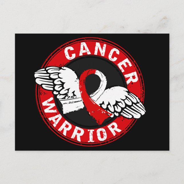 Warrior 14C oral cancer Vykort (Framsida)