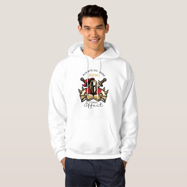 Warrior ADM Always Do More Fitness Effect Hoodie (Hel framsida)