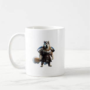 Warrior Alaska Malamute Hund, Militär Alaska Hund Kaffemugg