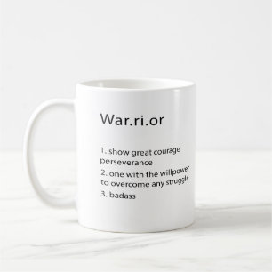 Warrior, Anpassningsbar Warrior Gift, Alcoholics A Kaffemugg