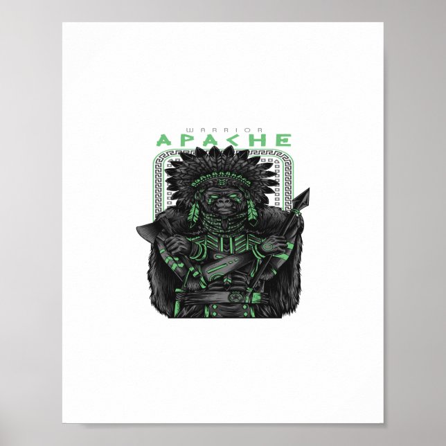 warrior apache poster (Framsidan)