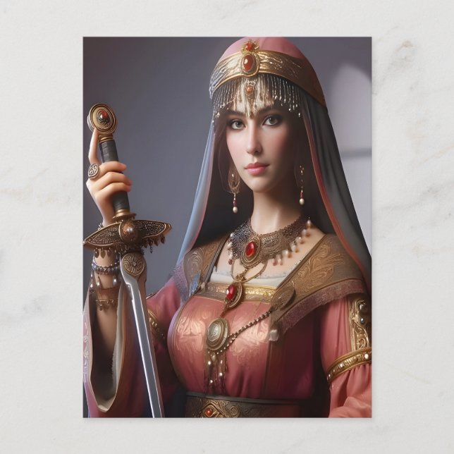 Warrior Beauty-vykort Vykort (Framsida)