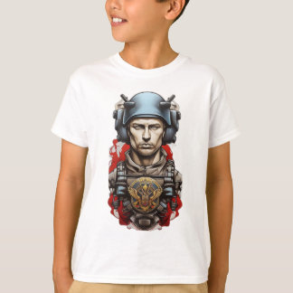 Warrior Bläck: Ukrainas militärpris T-Shirt De