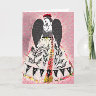 Warrior, blank card, artwork by Lisa Casineau Kort