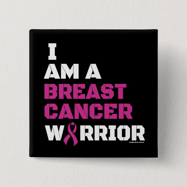 Warrior/Block/I är... bröstcancer Knapp (Framsida)