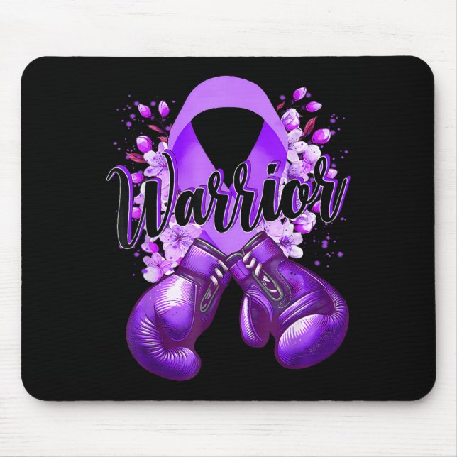 Warrior Boxningshandskar Lila Band Lupus Musmatta (Framsidan)