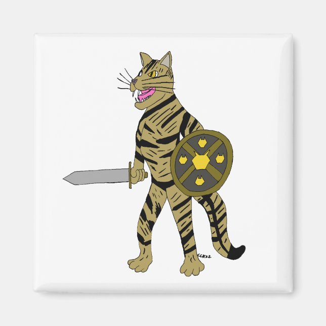 Warrior Cat Magnet (Framsidan)