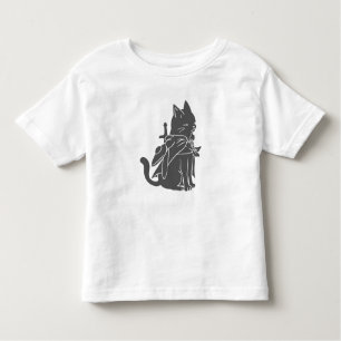 Warrior cat silhouette - Välj bakgrund färg T Shirt