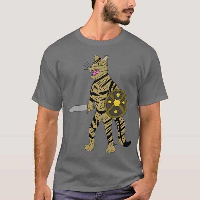 Warrior Cat T Shirt (Framsida)