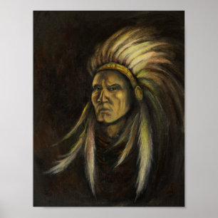 Warrior Chief Spirit of the Varg Poster