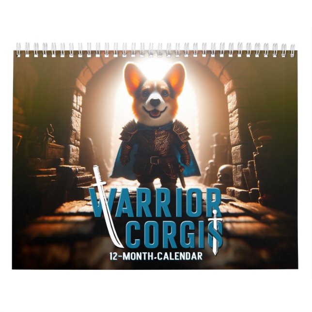 Warrior Corgis Calendar Kalender (Omslag)