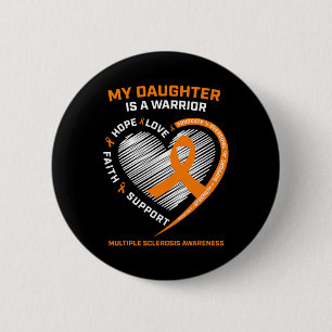 Warrior Daughn Bära Orange Många Sclerosis Aw Knapp