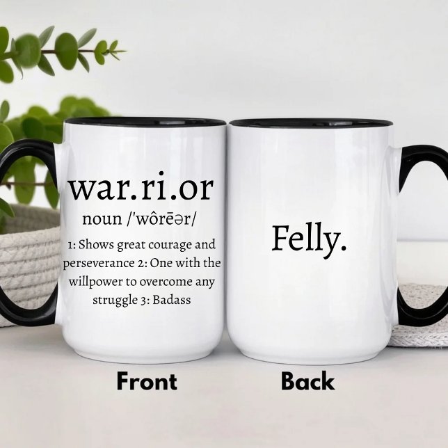 Warrior Definition Kaffemugg (Skapare uppladdad)