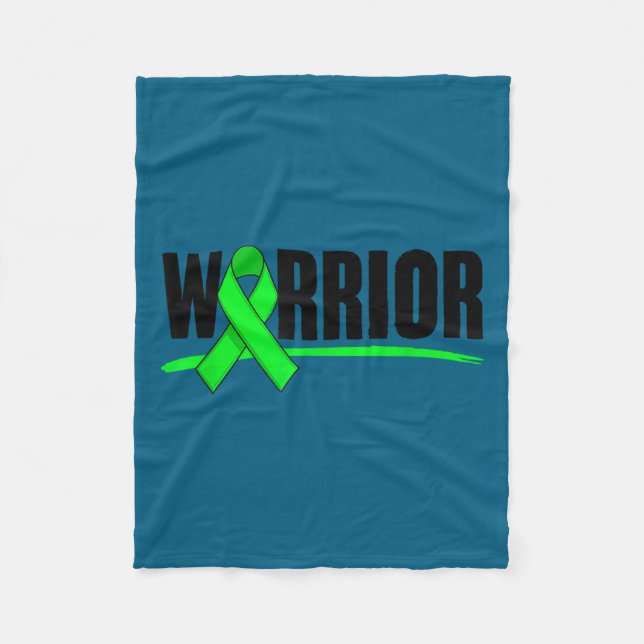 Warrior Depression Anxiety Mental Health Awareness Fleecefilt (Framsidan)