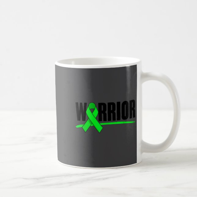 Warrior Depression Anxiety Mental Health Awareness Kaffemugg (Höger)