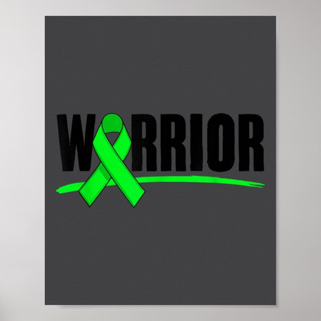 Warrior Depression Anxiety Mental Health Awareness Poster (Framsidan)
