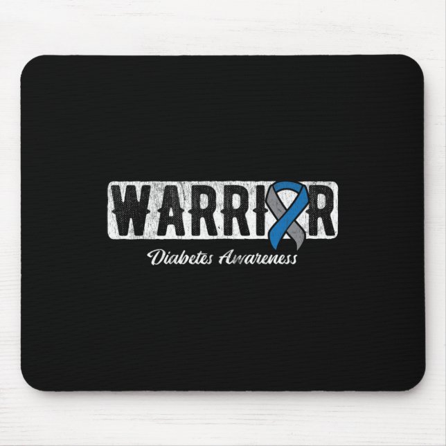 Warrior Diabetes Medvetenhet  Musmatta (Framsidan)