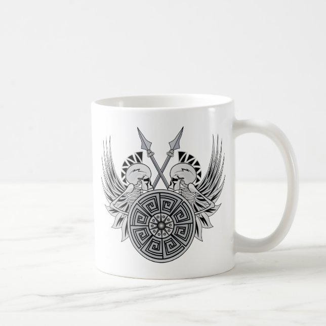 Warrior-Döskallar Kaffemugg (Höger)