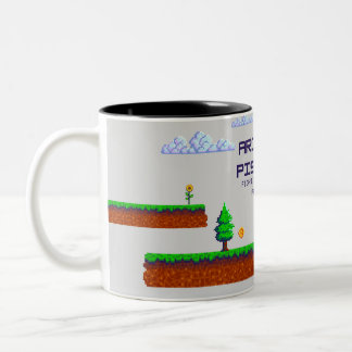 Warrior Dreamer - Aries Sol, Pisces Måne Zodiac Mu Två-Tonad Mugg