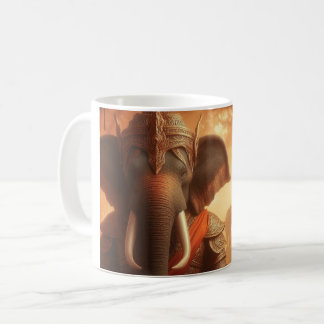 "Warrior elephant in Forest" Kaffemugg