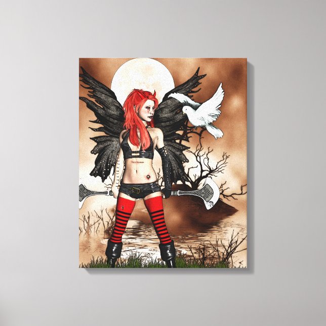 Warrior Fairy Canvastryck (Framsida)