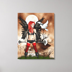 Warrior Fairy Canvastryck