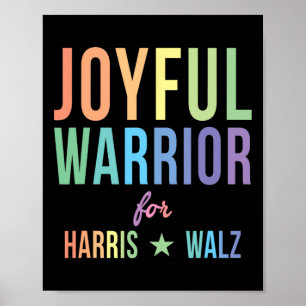Warrior For Kamala Harris Tim Walz 2024 2 Poster