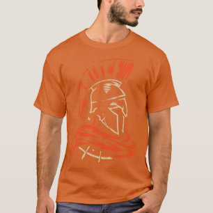 Warrior from Sparta Spartan Vintage Illustration T Shirt