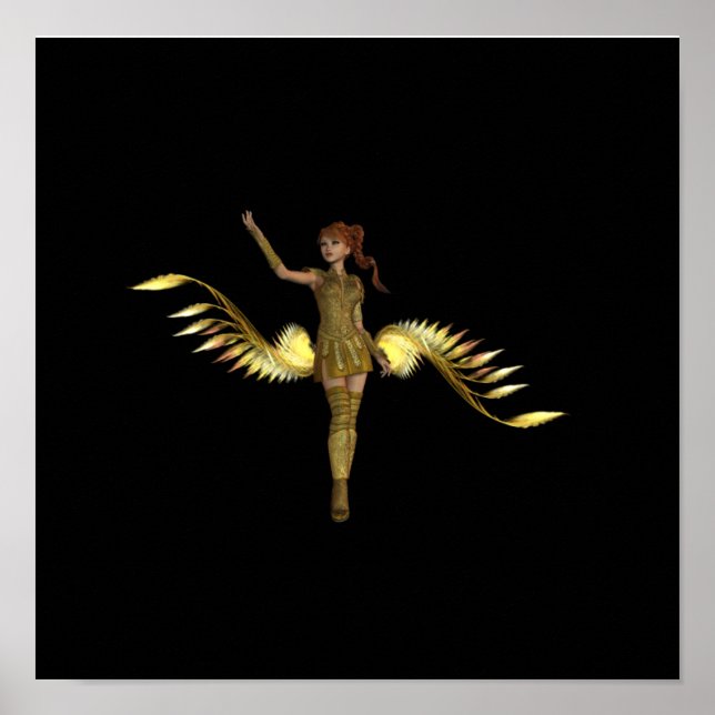 Warrior Girl Poster (Framsidan)