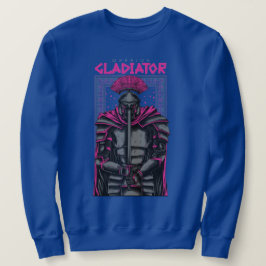 Warrior Gladiator Spartan Knight Vintage Japanese Lång Ärmad Tröja