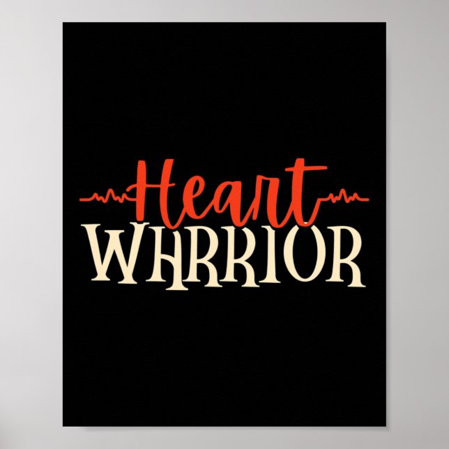 Warrior - Hjärtat Awareness Outfit Heart Warrior G Poster (Framsidan)