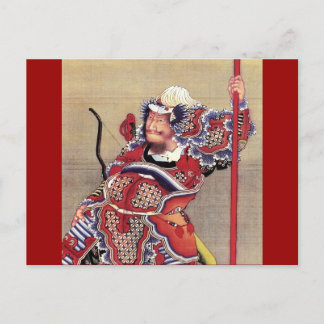 Warrior, Hokusai japansk finkonst Vykort