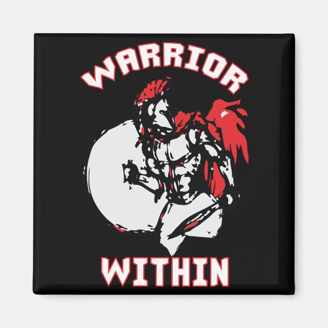 Warrior inom magnet (Framsidan)