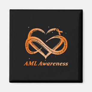 Warrior jag är Bra Akute Myeloid Leukemia Awarenes Magnet