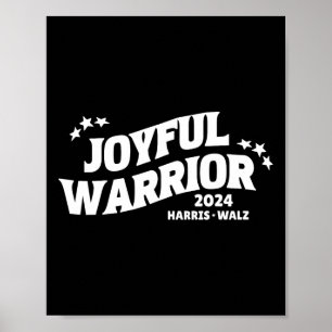 Warrior Kamala Harris Tim Walz 2024 2 Poster