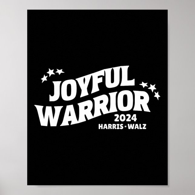 Warrior Kamala Harris Tim Walz 2024 2 Poster (Framsidan)