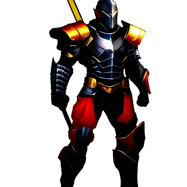 Warrior Knight Throw Blanket Filt (Skapare uppladdad)